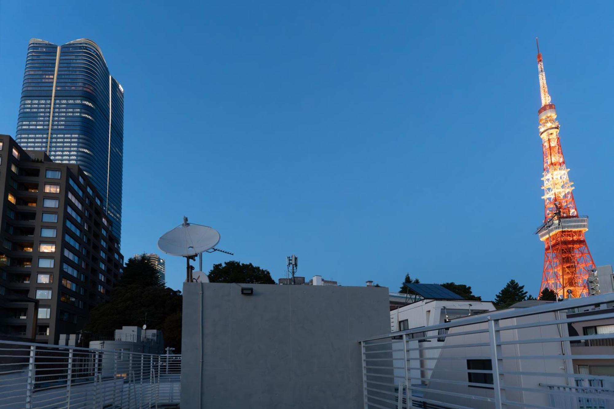 Azabu Modern House The Tokyo Tower Can Be Seen From The Villa 500M2 Екстериор снимка